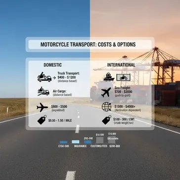 Transport motocykla cena: Kompleksowy przewodnik po kosztach i opcjach przewozu
